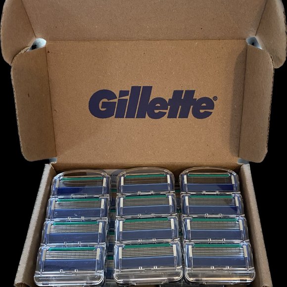 Genuine Gillette 5 Razor Blade Refills 20 Count also fits Fusion handle - Picture 2 of 3